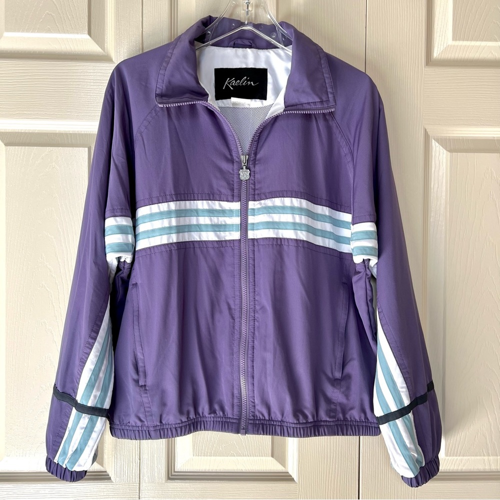 Vintage Kaelin Purple Track Jacket Windbreaker